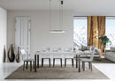 Tavolo Allungabile 160-264x90x77 cm Everyday Bianco Frassino