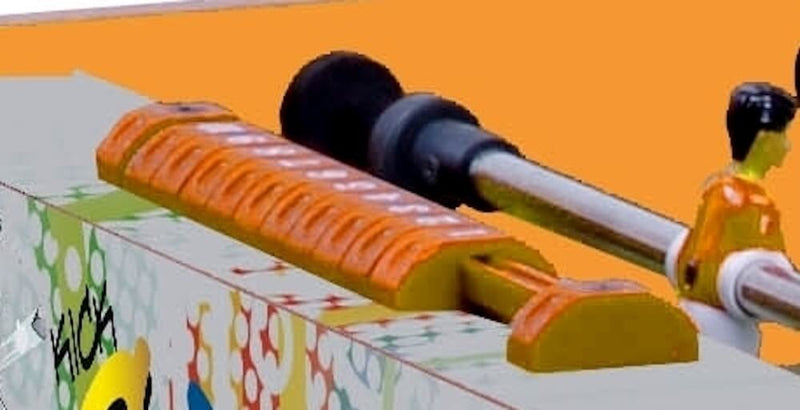 Calciobalilla con aste uscenti Garlando F-1 GOAL