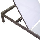 Lettino Prendisole da Giardino in Alluminio e Textilene El Paso