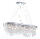 Lampadario Diamant Crystal in Metallo Toils Nickel