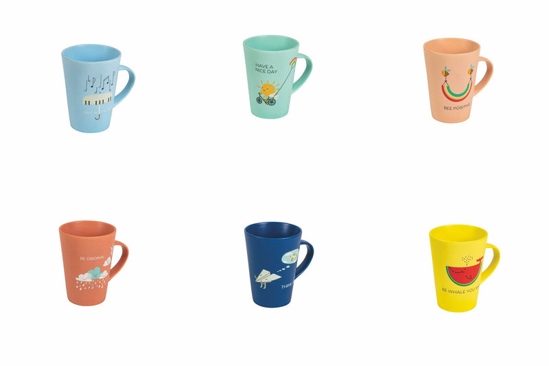 Tazza 300 ml in Porcellana Villa d'Este Home Tivoli Be Positive