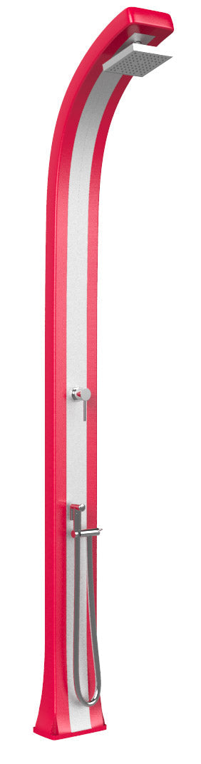 sconto Doccia da Giardino Miscelatore e Doccetta Arkema Spring Plus Fascia Inox Cherry