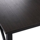 Scrivania da Ufficio 120x60x73 cm in Ferro e MDF  Nero Scuro