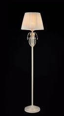 Lampada da terra Elegant in Metallo Brionia Beige