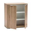 Mobiletto 2 Ante 75x38x85 h cm in Truciolare bilaminato Naturale