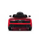 Macchina Elettrica per Bambini 12V Licenza Ufficiale Audi R8 New Spyder con Telecomando e Sedile in pelle Rosso