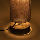 Lampada da Terra a Stelo Piantana per Salotto con Paralume di Stoffa 15x15x120 cm 