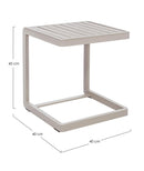 Set 2 Tavolini 40x40x45h cm Konnor Rastin