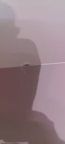 Set 2 Mensole Cubo da Parete Rettangolare in Fibra di Legno Bislungo Rosa Blush Seconda Scelta