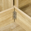 Tavolo Pieghevole Salvaspazio 104x76x73,7 cm 2 Ribalte Rovere  