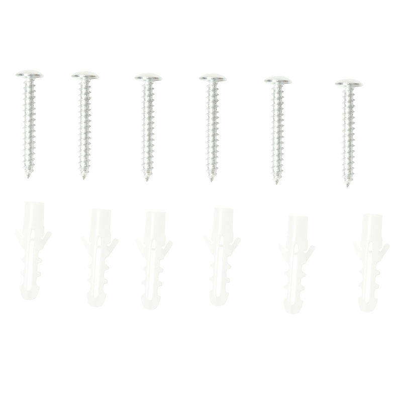 Set 4 Faretti Solari da Giardino 17x10x48,3 cm a LED Nero