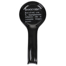 Poggiamestolo "Boccone" 28x12x3 cm in Ceramica VdE Tivoli 1996 Nero