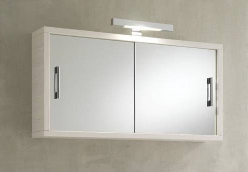 Specchiera 2 Ante in Melaminico 90x18x47,5cm TFT Giava Pino Bianco