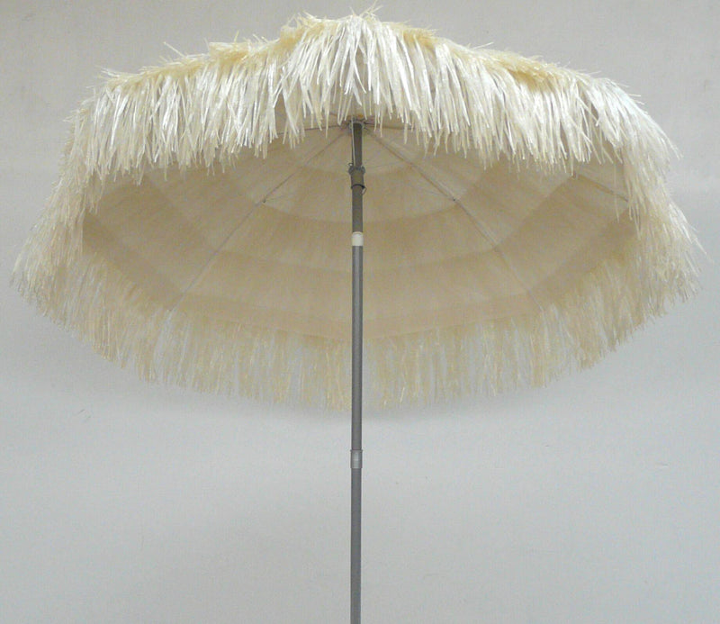 Ombrellone da Giardino Ø2 m Palo Ø33 mm in Acciaio Maffei Kenia Ecrù