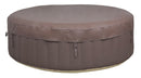 Vasca Idromassaggio da Esterno Gonfiabile Riscaldata 4-6 Posti Ø208x65 cm Ease.Zone Marrone
