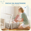 Set di 7 Costruzioni Morbide per Bambini 3-6 Anni 174x174x30 cm con Rivestimenti Lavabili in Velluto a Coste Multicolore      