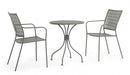 Sedia da Giardino 54x55x89h cm con Braccioli Lizette Dark Olive