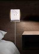 Applique da Interno a LED in Metallo Bianco Opaco