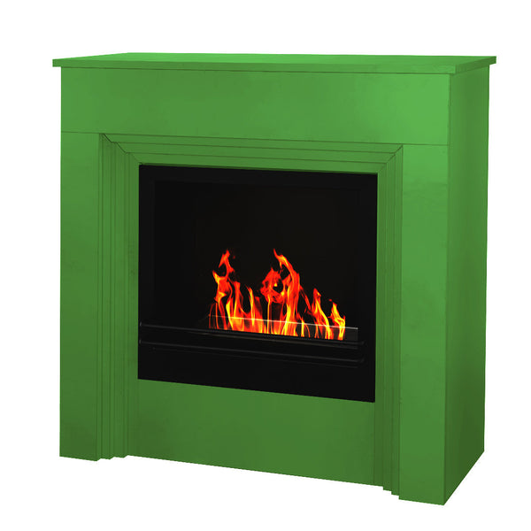 sconto Camino a Bioetanolo da Pavimento 96x35xH96 cm Bellini Verde