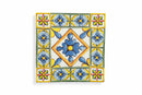 Set 6 Piatti Quadrati in Porcellana 30x30 cm Villa d'Este Home Tivoli Costiera