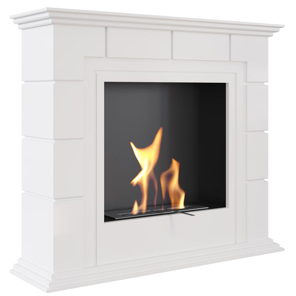 Bioethanol Bodenkamin 112,2x32 cm Flig Fullerton Weiß online