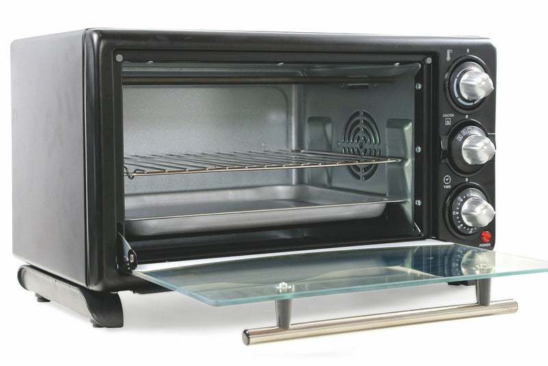 Forno Fornetto Elettrico Ventilato 24 Litri 1380W Kooper Texas 24 Nero