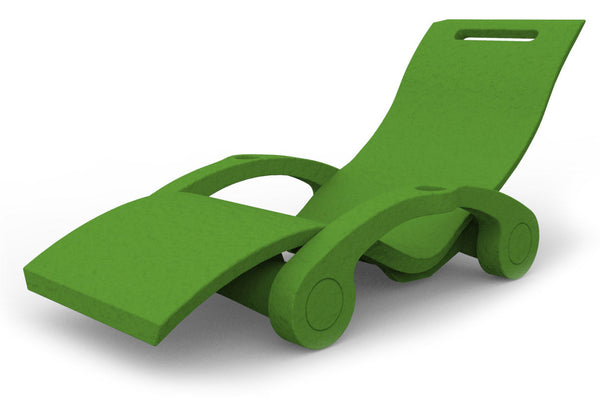 acquista Lettino Chaise Longue Galleggiante da Esterno Giardino Arkema Serendipity Verde Chiaro