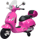 Piaggio Vespa GTS Elettrica 12V con Bauletto per Bambini Rosa