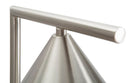 Lampada da Tavolo Gloty 18x27x53 cm in Ferro e Marmo Argento