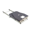 Asse da Stiro Pieghevole a Scomparsa per Cassetto Estraibile 81 cm Emuca Grigio