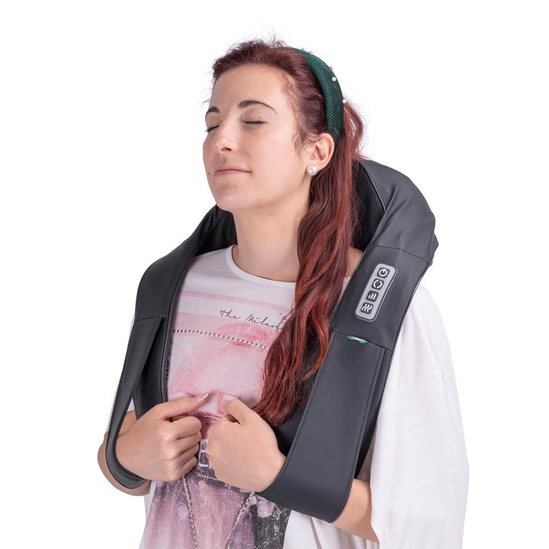 Massaggiatore Corpo Collo Cervicale 3 Velocità Kooper 8Sphere Nero