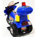 Moto Elettrica per Bambini 6V Kidfun Police Rossa