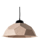 Lampada a Sospensione Ø35xH160 cm in Cartone Riciclato e Metallo Egg Tortora
