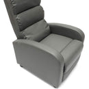 Poltrona Relax Reclinabile Manuale 69x91x102 cm in Similpelle Grigio