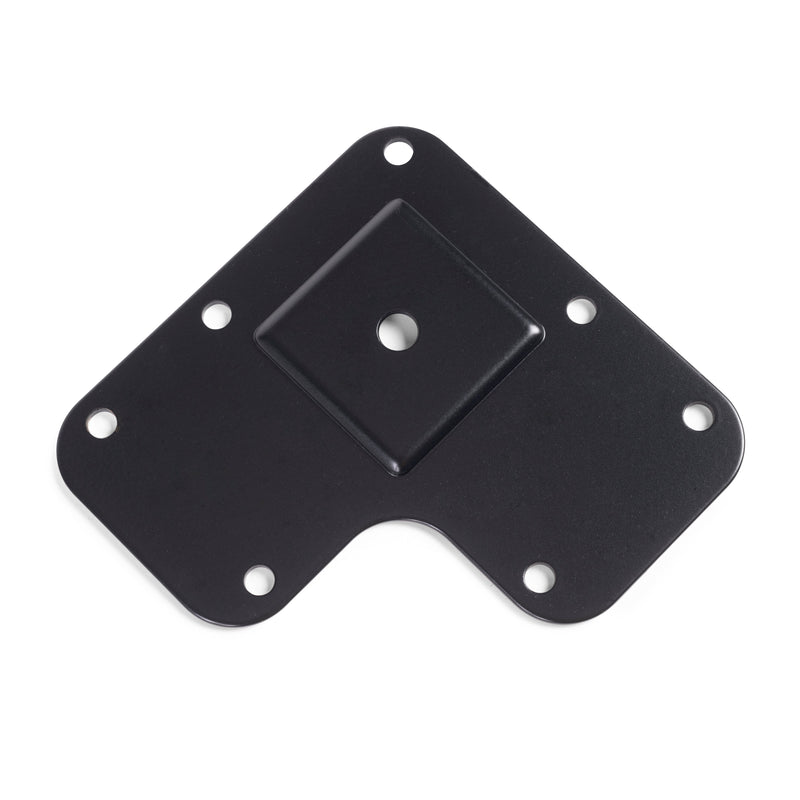 Set 4 Gambe Tavolo 50x50 mm in Acciaio Emuca Nero