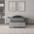 Letto Singolo Nuamo Grigio Varie Misure