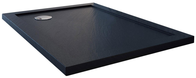 Piatto Doccia in Acrilico Fosterberg Floret 2 Antracite Varie Misure