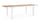 Tavolo Allungabile da Esterno 160-240x90x75h cm in Alluminio e Polywood Hilija Naturale e Bianco