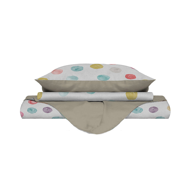 Copripiumino con Federe Stampato in Microfibra Baloon Varie Misure