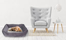 Cuccia Imbottita per Cani e Gatti in Poliestere Relax Lady