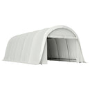 Tenda Garage Auto da Esterno 360x720x270 cm Telaio in Metallo Zincato Copertura in PE UV50+ Crema      