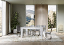 Tavolo Allungabile 160-420x90x77 cm Spimbo Bianco Frassino