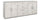 Mobile Basso 4 Ante 4 Cassetti 203x84x41 cm Cemento/Ossido Bianco