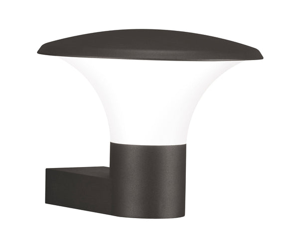 sconto LED-Außenwandleuchte aus anthrazitfarbenem Aluminium-Druckguss