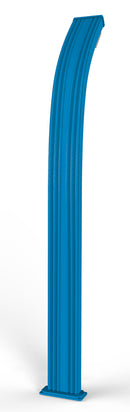 Doccia da Giardino Miscelatore Arkema Spring Fascia Inox Light Blu