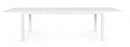 Tavolo Allungabile Hilde 200-300x100 cm Bianco in Alluminio