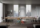 Tavolo Allungabile 130-390x90x77 cm Volantis Premium Quercia Natura Telaio 4B 