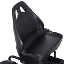 Go-Kart a Pedali per Bambini Bianco e Nero 
