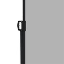 Tenda Laterale Retrattile 400x180 cm con Maniglia in Metallo Alluminio e Poliestere Grigio Chiaro    