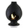 Keramik Bioethanol Bodenkamin 35x60 cm Ferazzoli Arabic Gunmetal